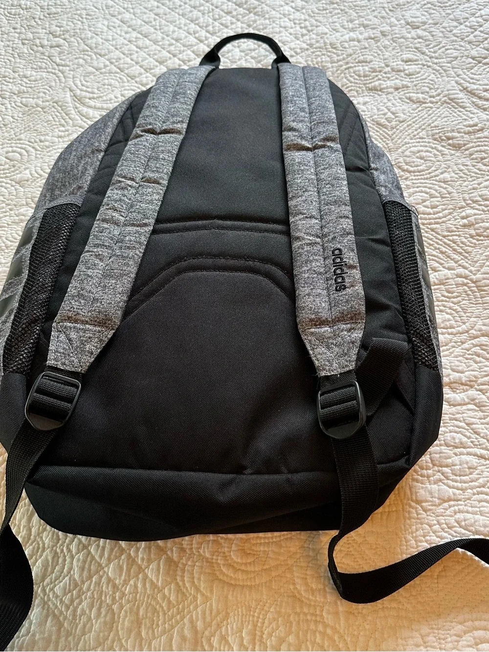 Adidas Gray Heathered Backpack